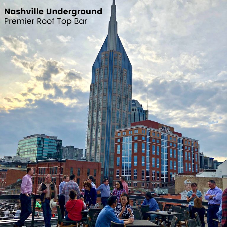 Crushing on the Nashville Underground, Broadway’s Highest Roof Top Bar and Coldest Beer