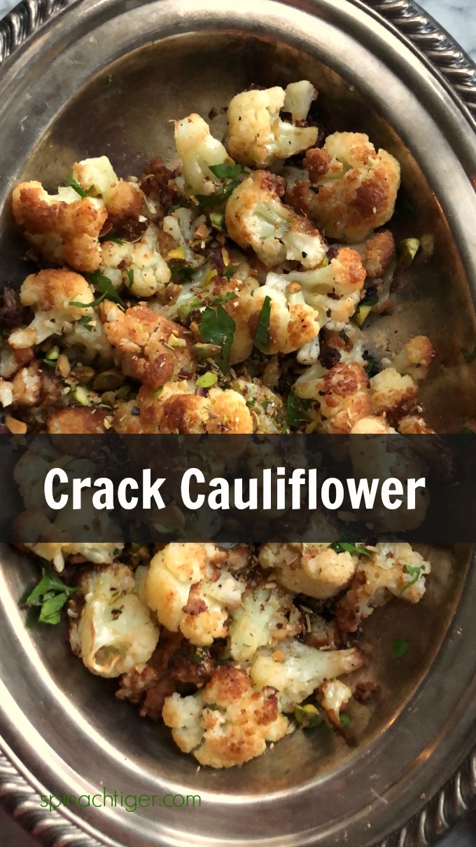 Flash Fried Crack Cauliflower from Spinach TIger 