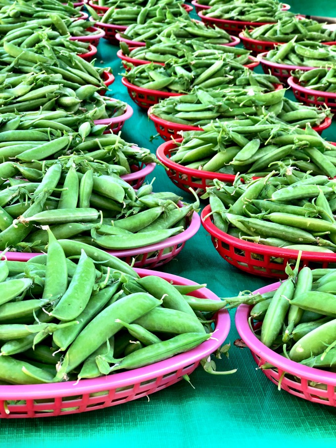 Snap peas Why I love the Franklin Farmer's Market, Franklin TN from Spinach Tiger 
