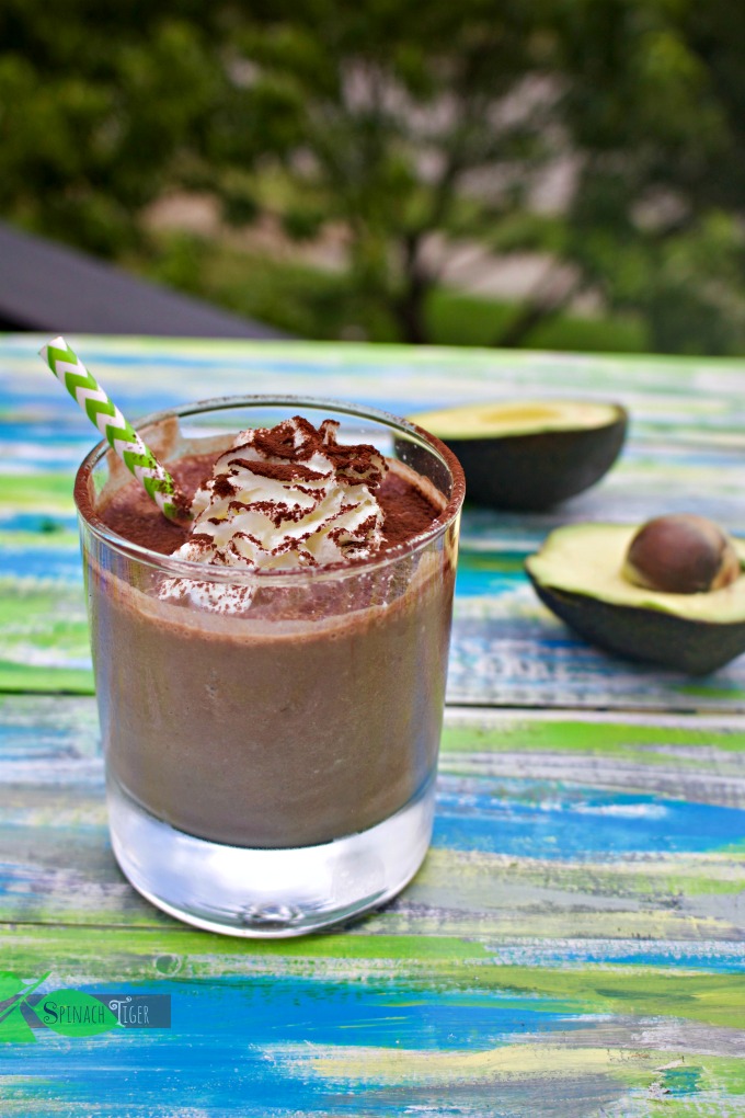 Low Carb Chocolate Smoothie with Avocado from Spinach TIger