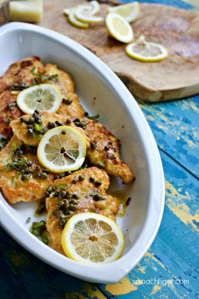 Grain Free Keto Chicken Piccata, Gluten Free, Paleo