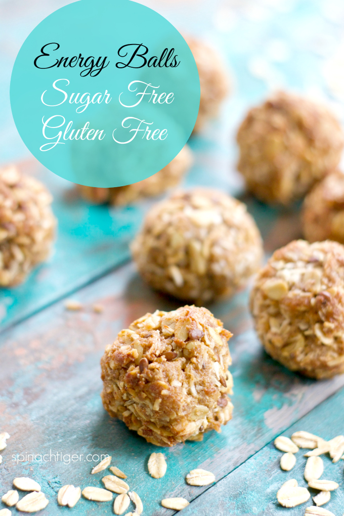 Brown Butter Energy Balls, Gluten Free, Sugar Free. Made wth Oats. #energyballs #sugarfreeenergyballs #glutenfreeenergyballs #spinachtiger via @angelaroberts