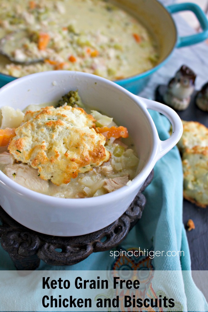 Keto Chicken and Biscuits