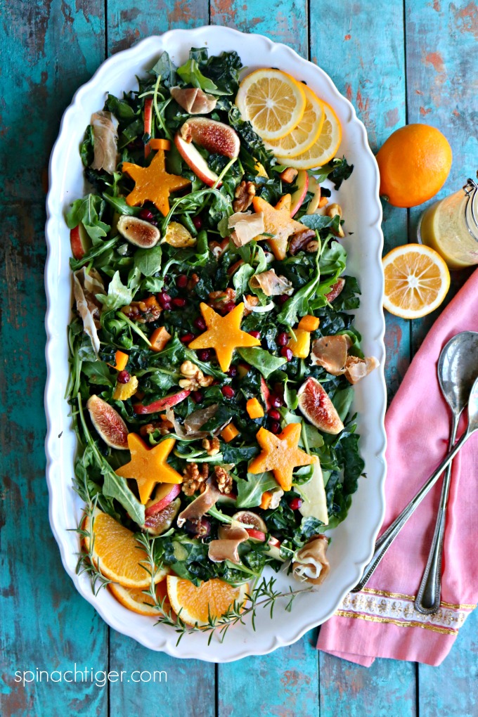 Festive Salad from My Favorite 2018 Recipes from Spinach Tiger