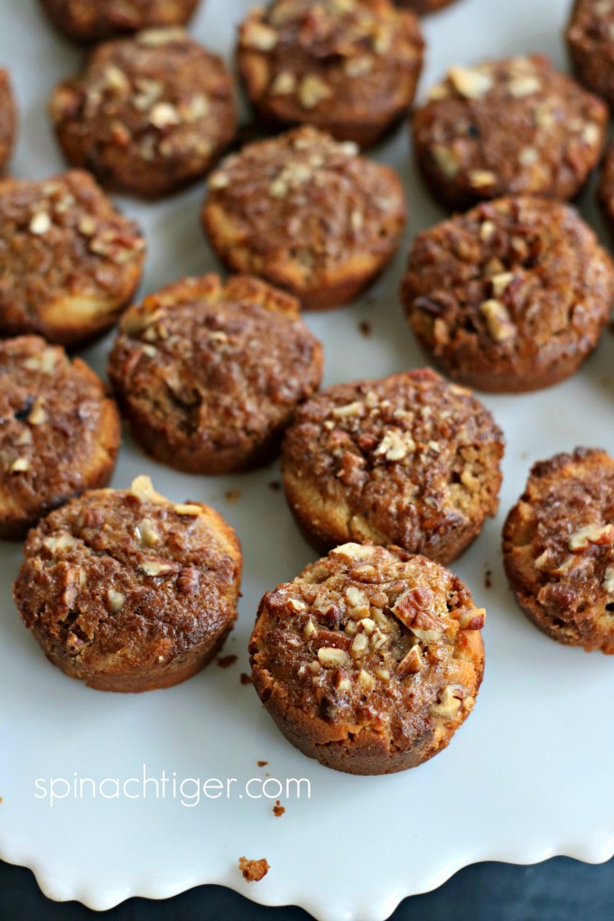 Low Carb Grain Free Pecan Tassies from Spinach Tiger 