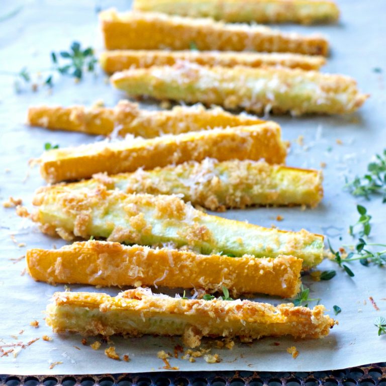 Crispy Oven Baked, Grain Free Zucchini Fries, Low Carb