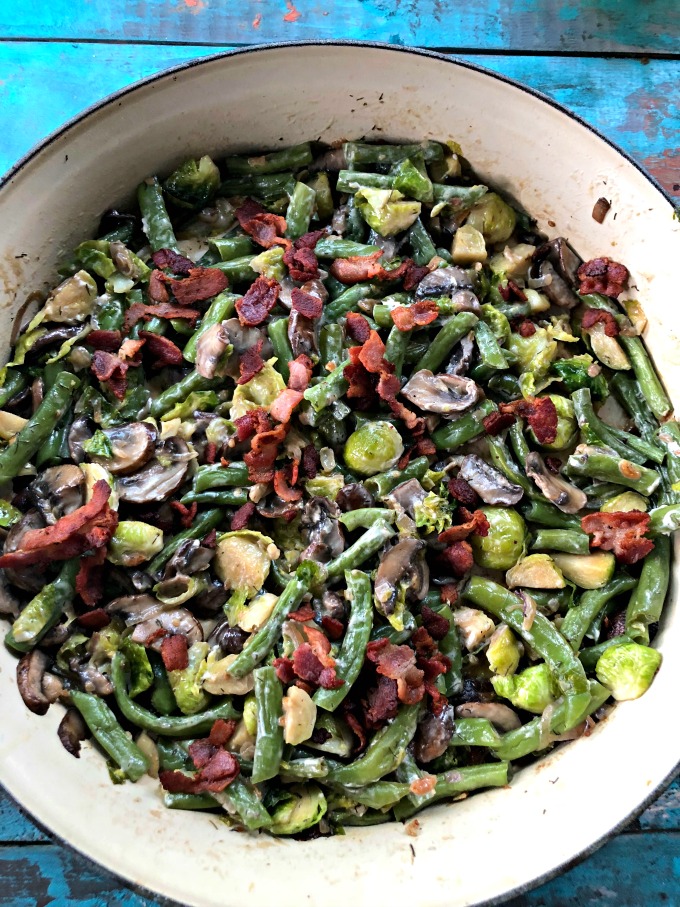 Low Carb Green Beans Casserole 