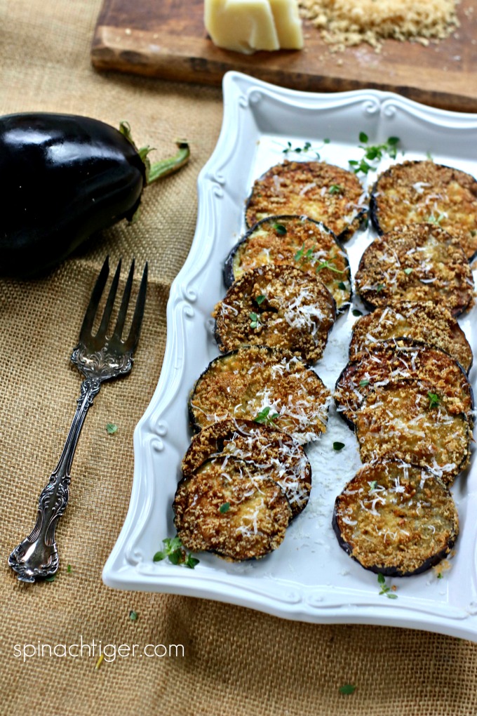 Pork Panko Fried Eggplant from Spinach Tiger