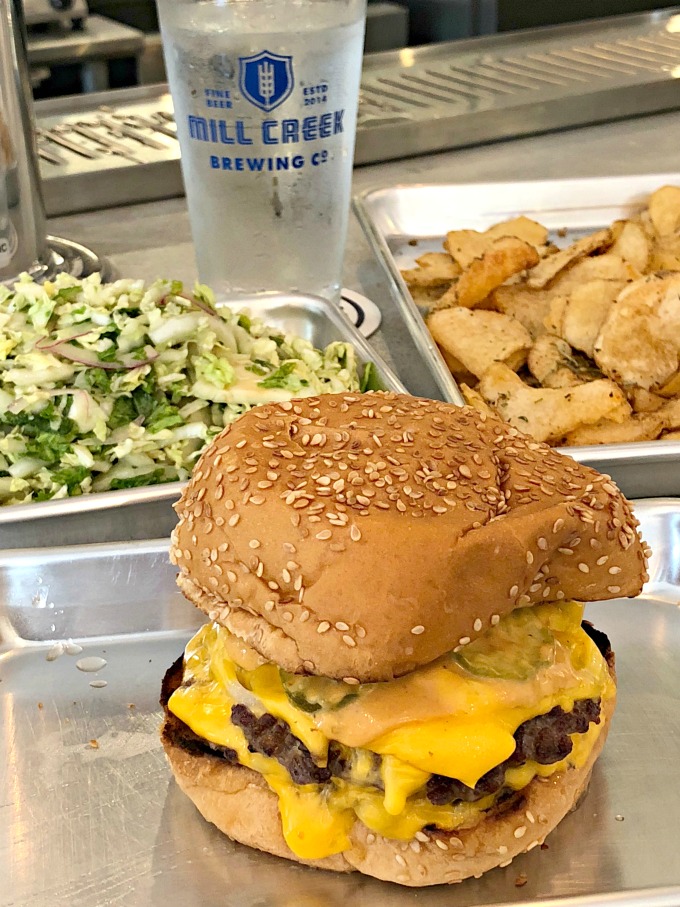 Nashville's Best Burgers: Mill Creek Taproom Burger from Spinach Tiger