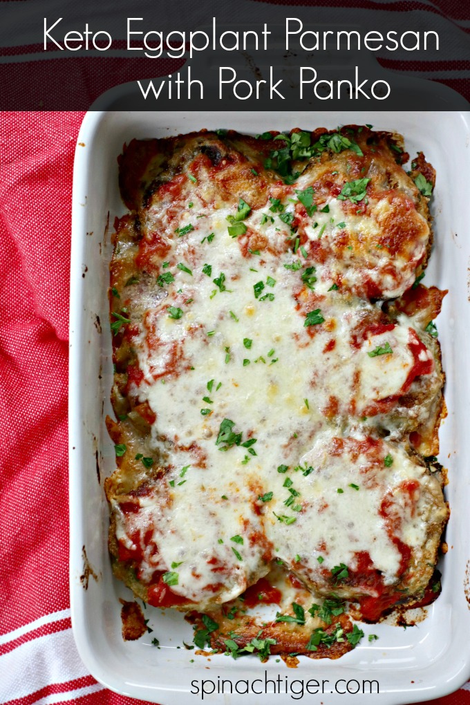 Keto Eggplant Parmesan Recipe from Spinach Tiger