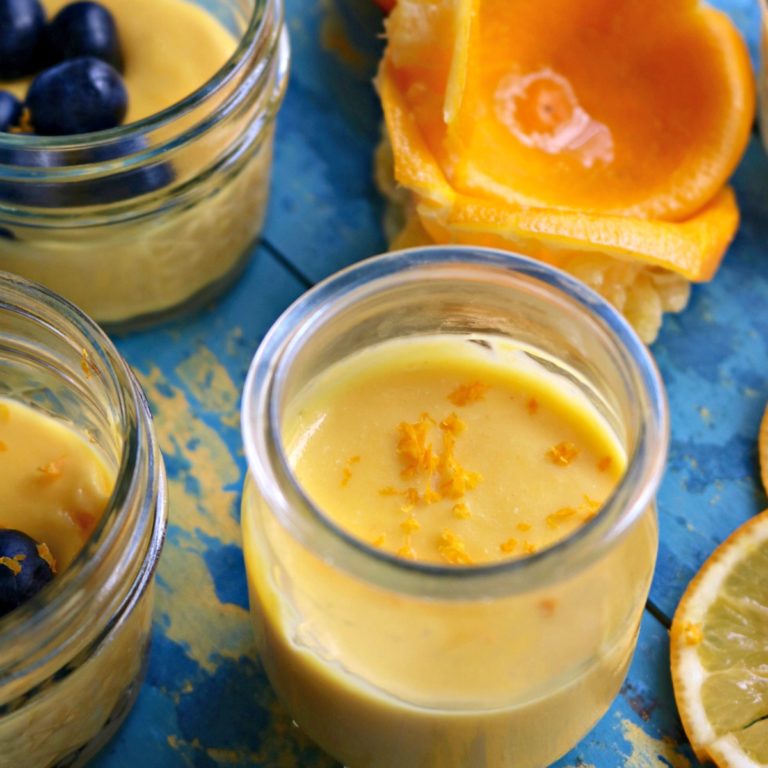 Keto Meyer Lemon Curd, Sugar Free