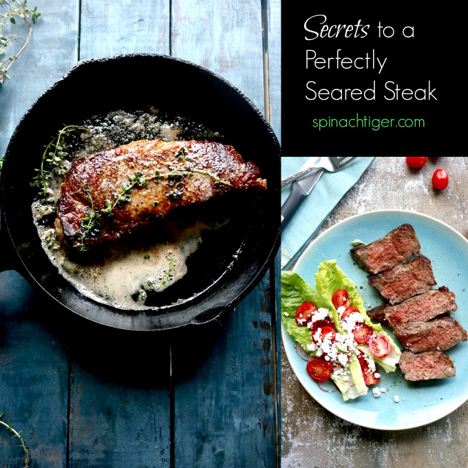w York Strip Steak Recipe from Spinach Tiger