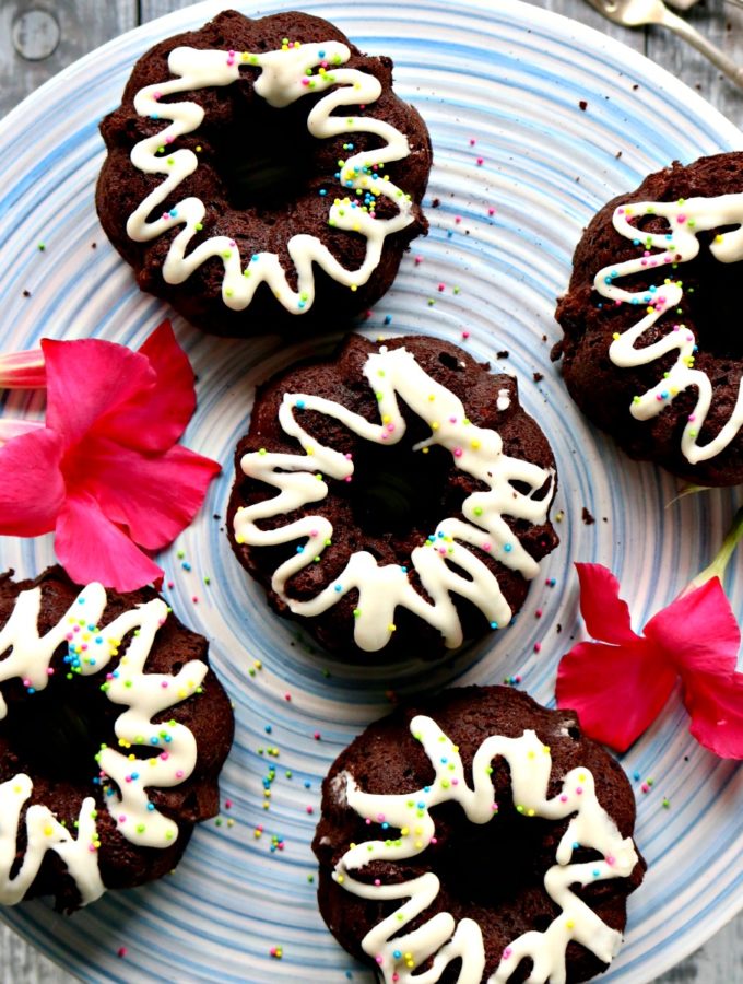 Keto Chocolate Bundt Cakes