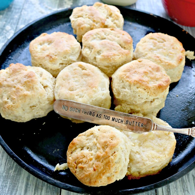 Easy Sourdough Biscuits with Sourdough Starter