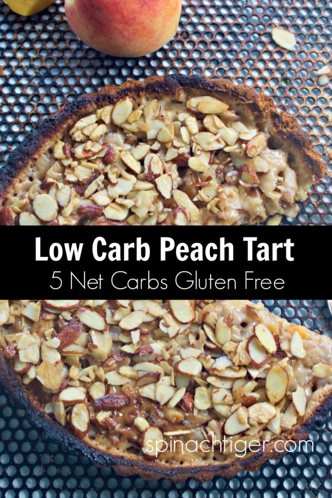 Low Carb Peach Tart
