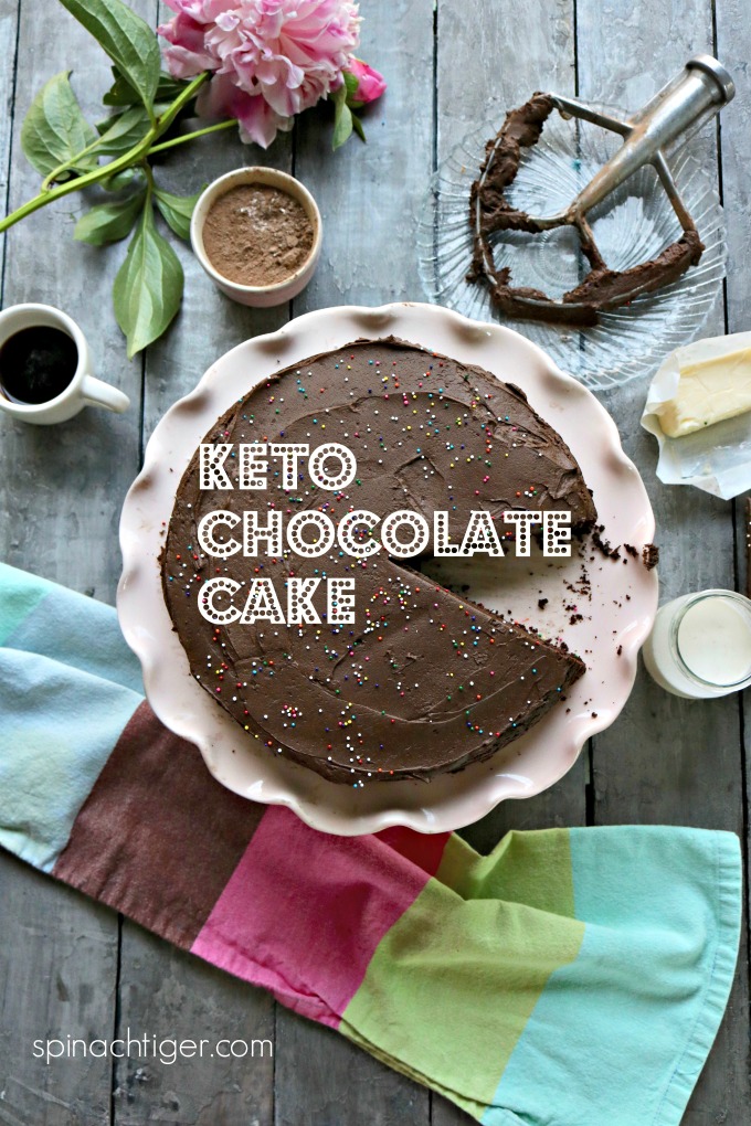 Keto Chocolate Cake from Spinach Tiger