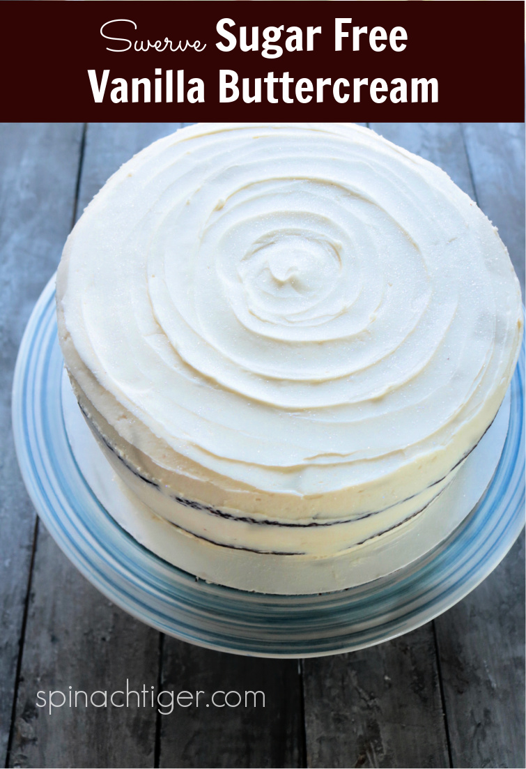 Low Carb Vanilla Buttercream Frosting Spinach Tiger