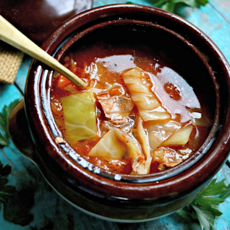 Beef and Cabbage Soup (Paleo, Keto, Whole 30 Friendly)
