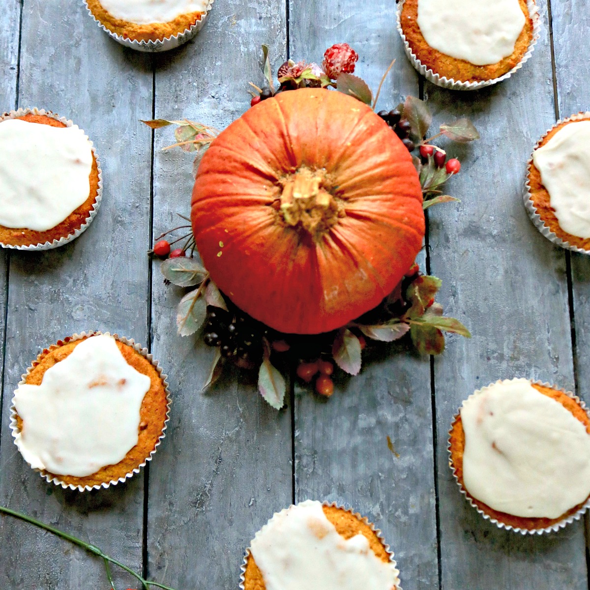 Keto Pumpkin Cupcakes