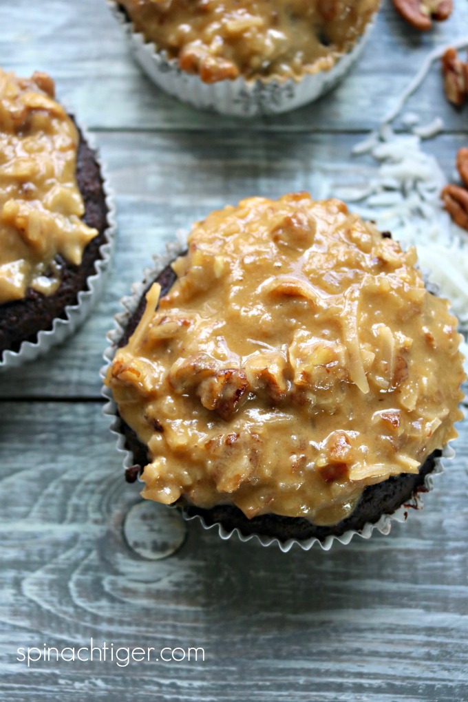 Keto German Chocolate Cake 1 from Spinach Tiger