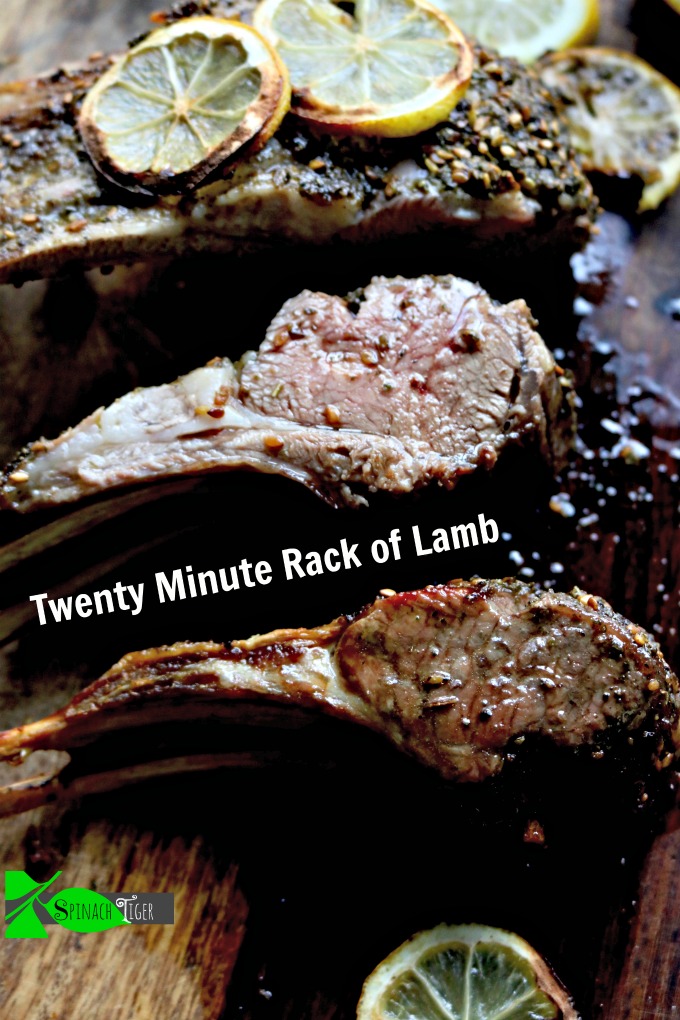 Easy 15 minute Roast Lamb Chops with Za'atar via @angelaroberts
