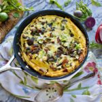Brussels Sprouts Frittata with Manchego
