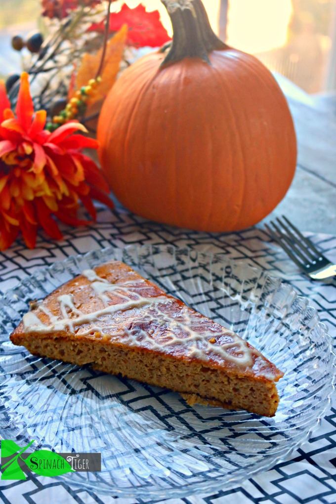 Keto Pumpkin Dutch Baby, Single Slice