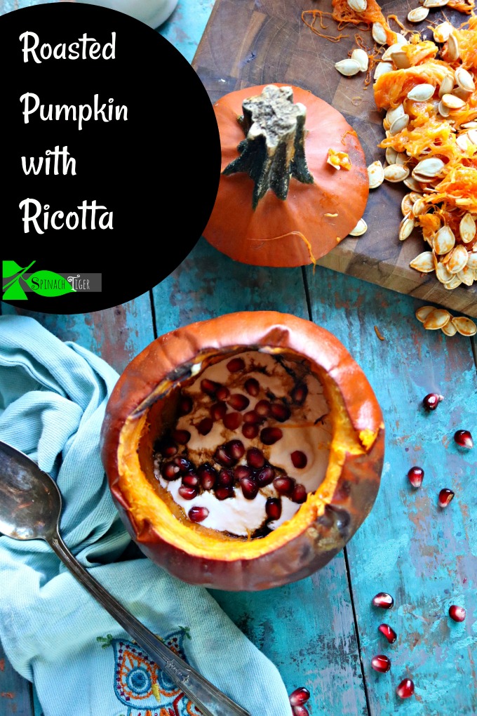 Roasted Pumpkin Recipe with Ricotta from Spinach Tiger