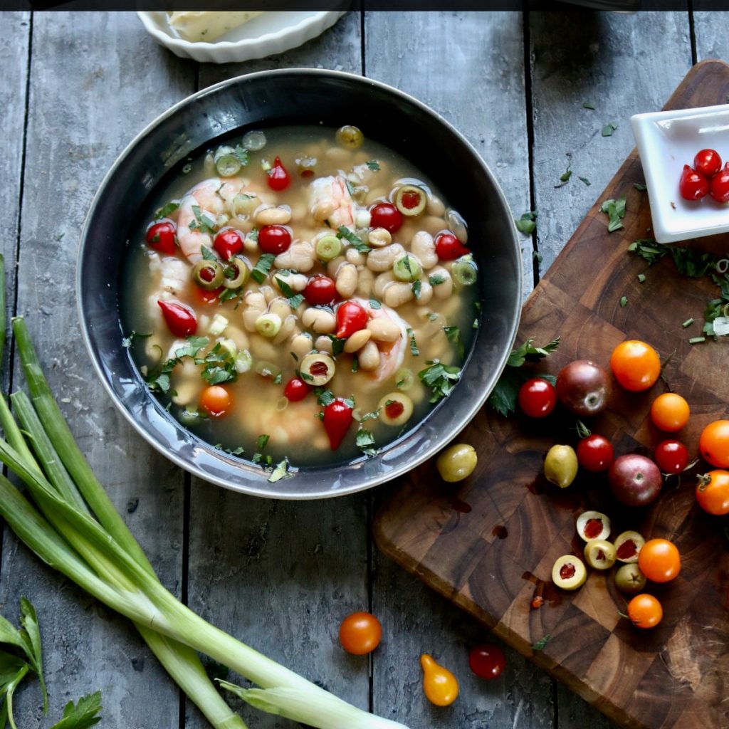 Shrimp White Bean Soup