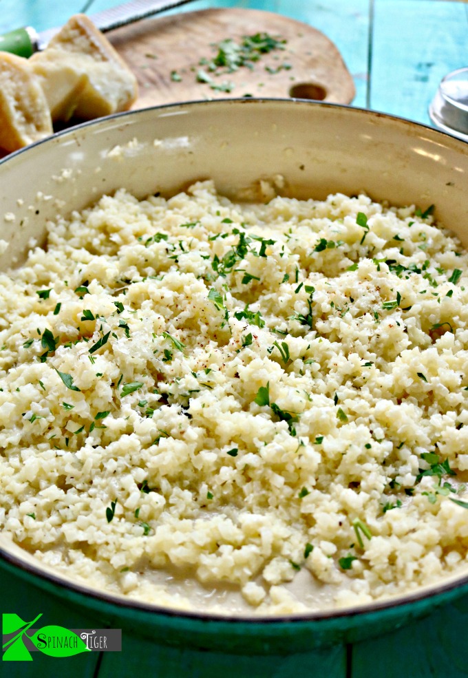 Cauliflower Risotto, Comforting Keto Side Dish