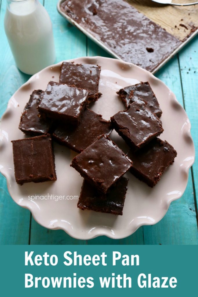 Grain Free Sheetpan Brownies from Spinach TIger