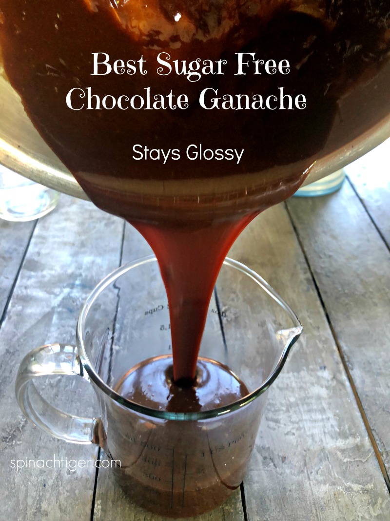 How to Make Keto Chocolate Ganache that Stays Glossy Spinach Tiger