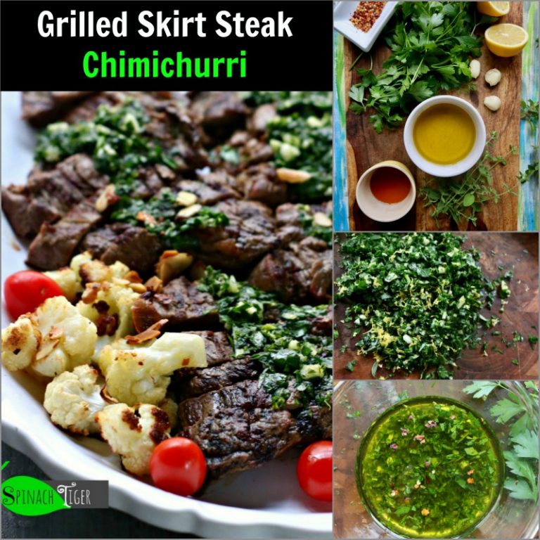 How to Make Chimichurri Sauce –  How to Grill Skirt Steak