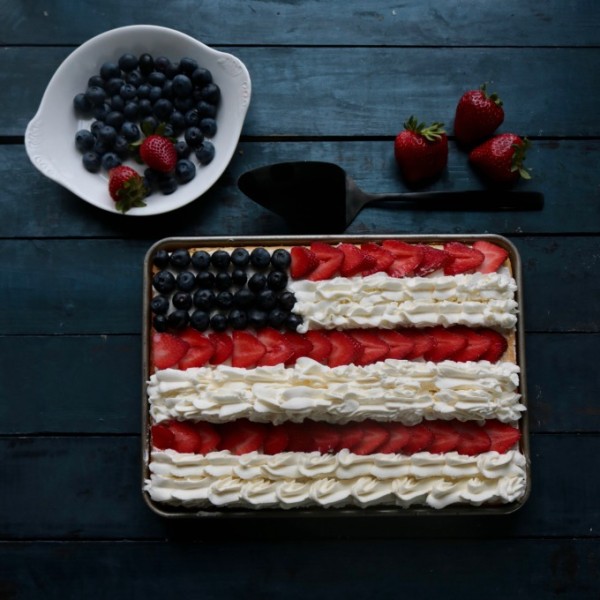 Keto Flag Cake