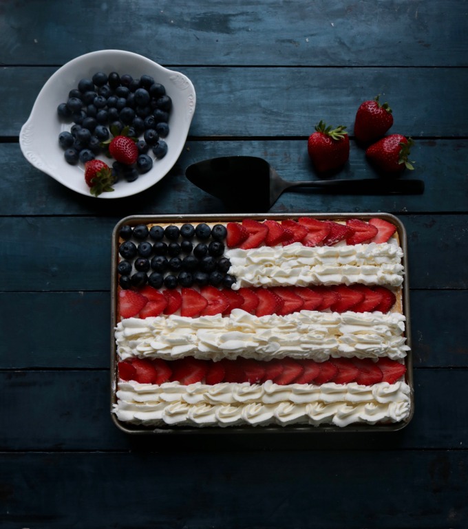 Keto Flag Cake