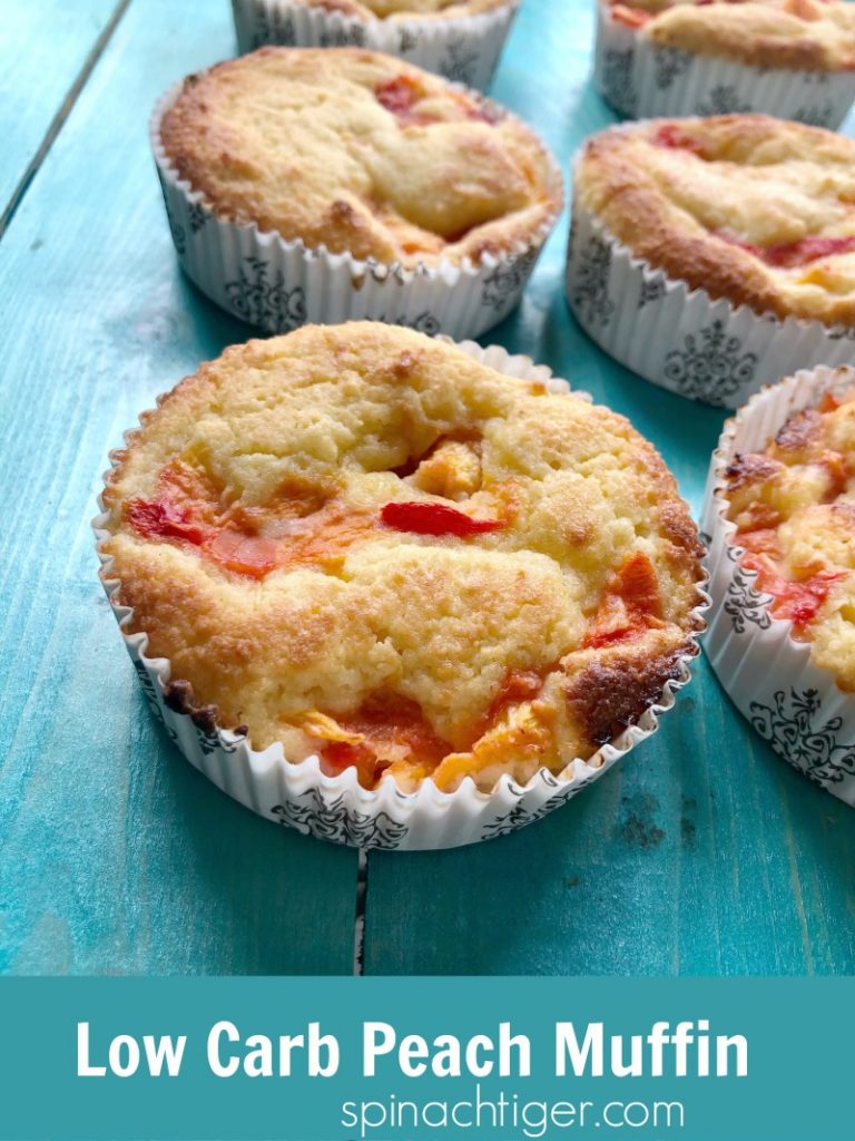 Grain Free Peach Muffins