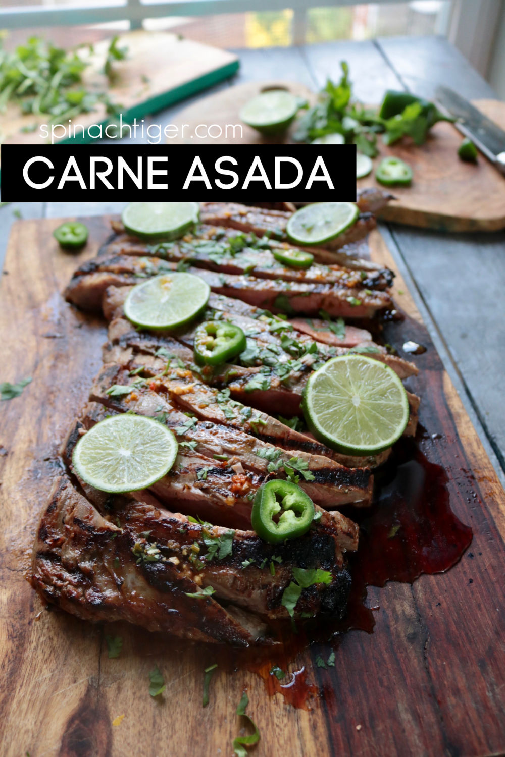 How to Marinate carne asada for delicious flavorful flank steak or skirt steak. Using olive oil, lime, orange juice, coconut aminos, cumin, garlic and chili powder. #carneasadarecipe #flanksteak #flanksteakrecipe #carneasadamarinade #grillmeat #grillflanksteak via @angelaroberts