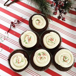Chocolate Peppermint Cupckaes