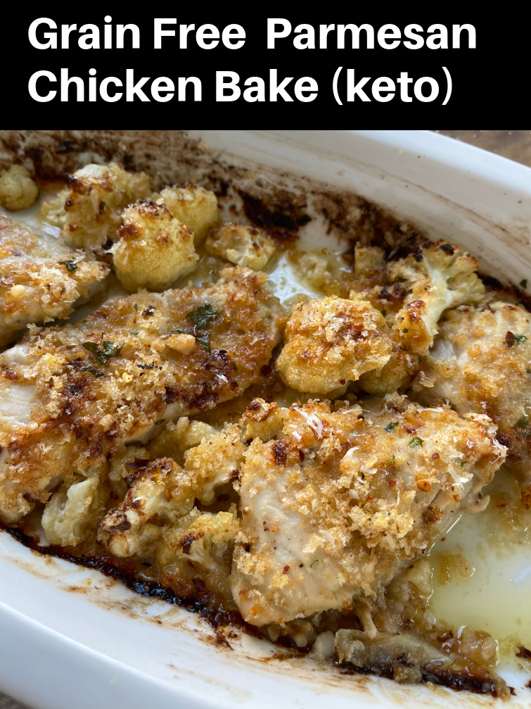 Keto Parmesan Mayonnaise Chicken Bake. Boneless breasts of chicken pounded and baked in parmesan mayonnaise, baked to crispy perfection. #porkpanko #chickendinner #easydinner #parmesan #pecorino #mayonnaisechicken #spinachtiger #Ketochickendinner via @angelaroberts