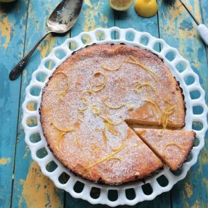 Sugar Free Lemon Torta Bianca Recipe