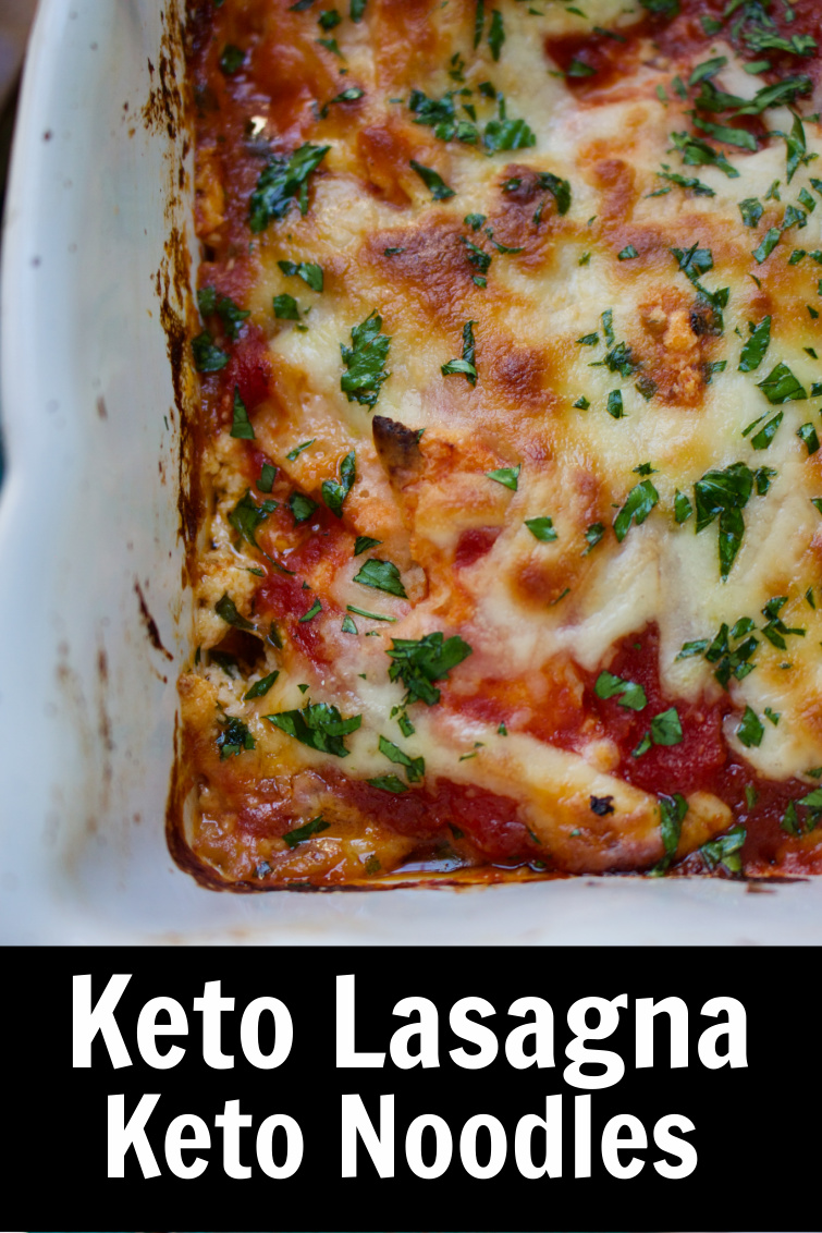 Keto Lasagna with Ricotta Cheese, Italian Sausage and unique noodles made from roasted radish, cream cheese, mozzarella and eggs. Only 4 net carbs and 370 calories per serving. via @angelaroberts