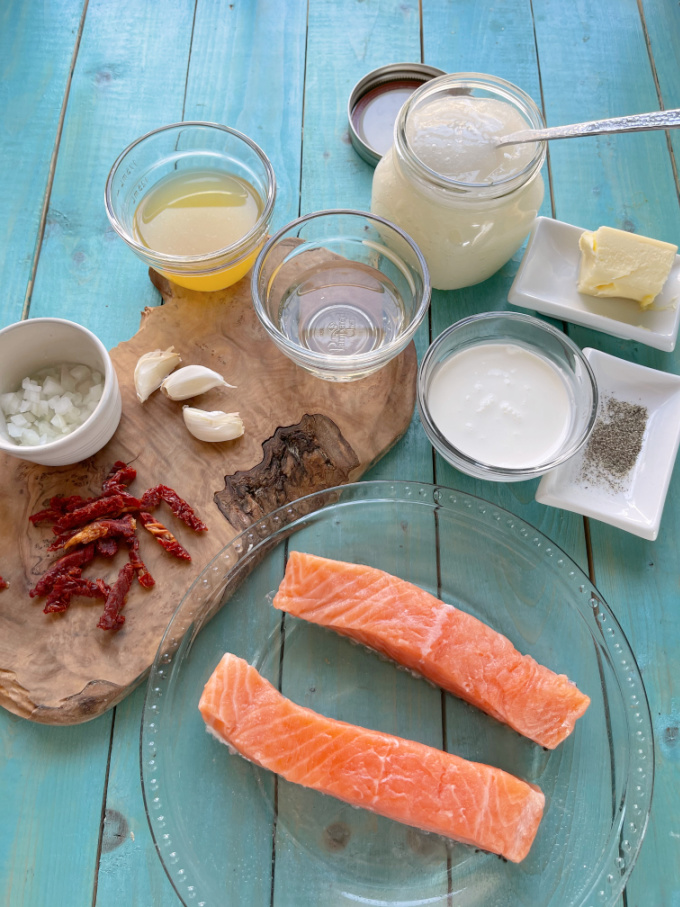 Ingredients for Tuscan Salmon