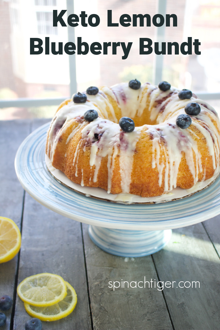 Keto Lemon Blueberry Bundt Cake Recipe