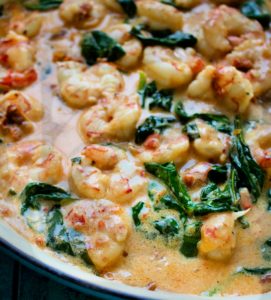 Spicy Tuscan Shrimp