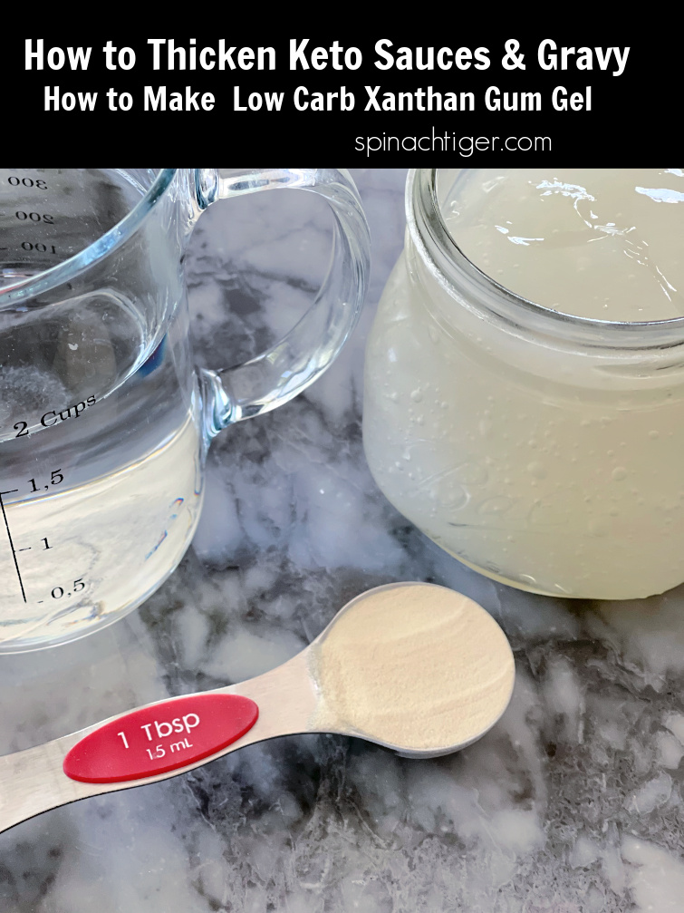 Thicken Sauces Xanthan Gum as Flour Substitute