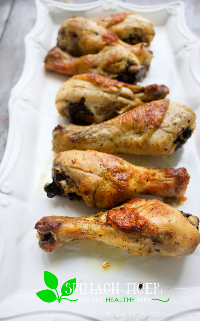  How to Bake chicken legs with olive oil, lelmon