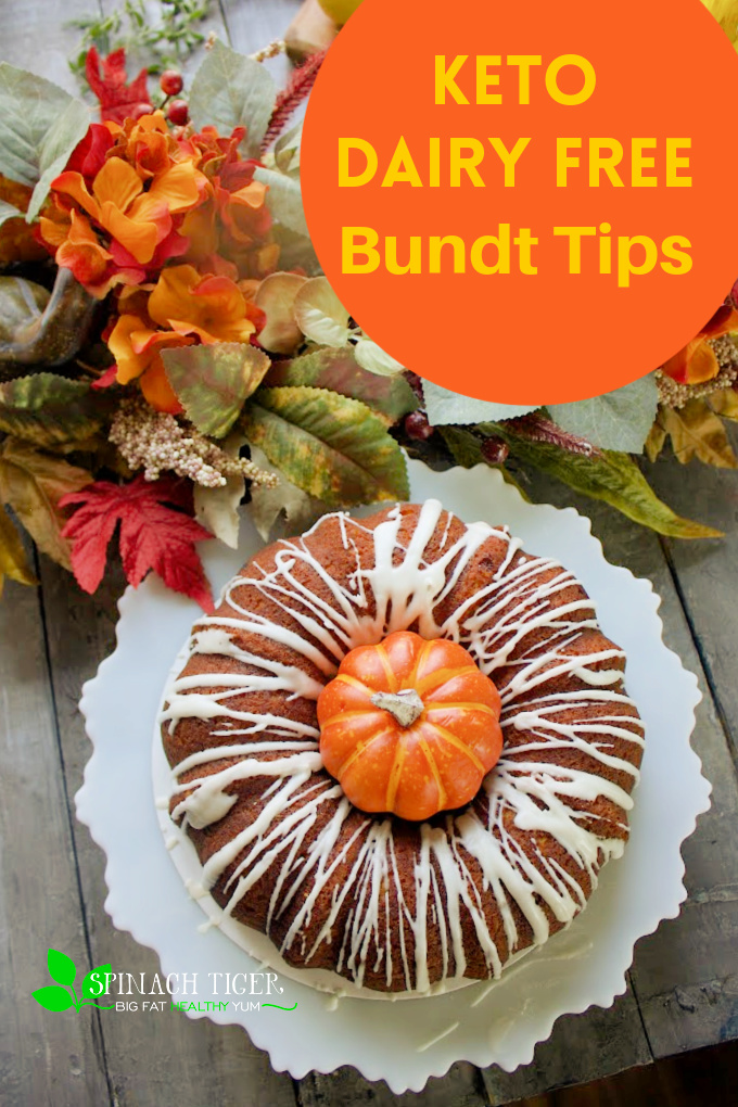 Keto Pumpkin Bundt Cake with Tips on HOW TO BAKE KETO BUNDT CAKES. TIPS from a keto bakery owner. #ketopumpkin #ketopumpkincake #pumpkinbundt #pumpkin via @angelaroberts