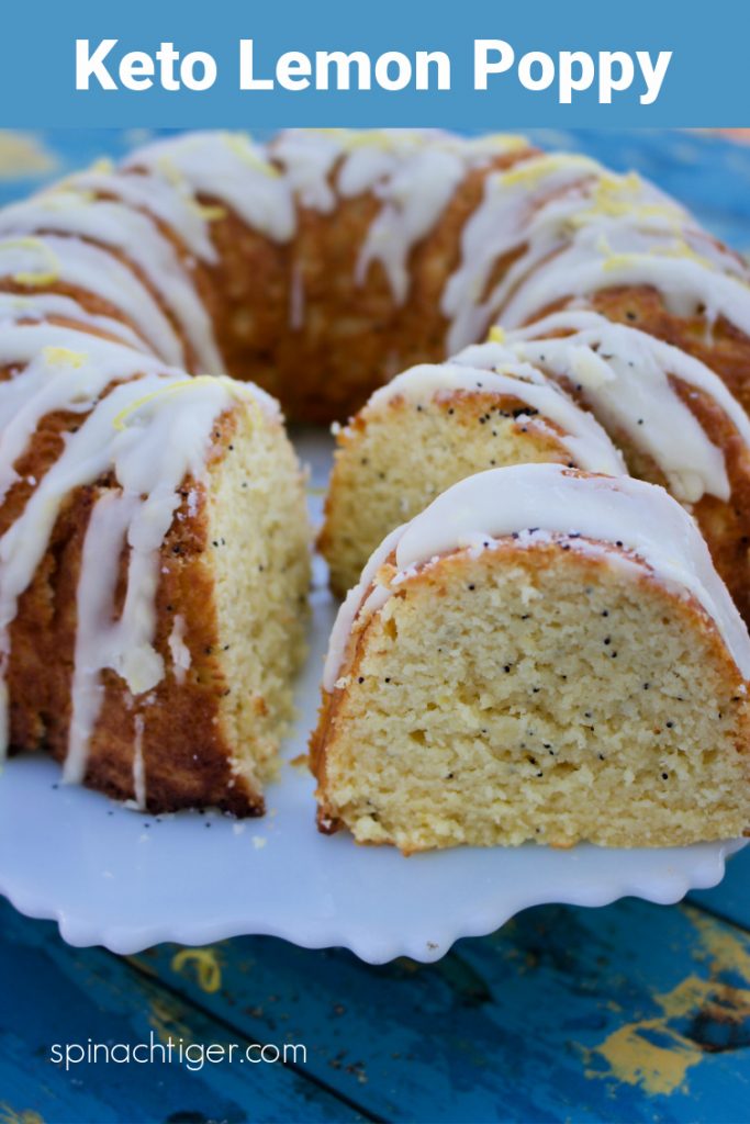 Keto Lemon Poppy Cake