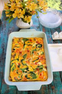 Sausage Sweet Potato Spinach Breakfast Casserole 1