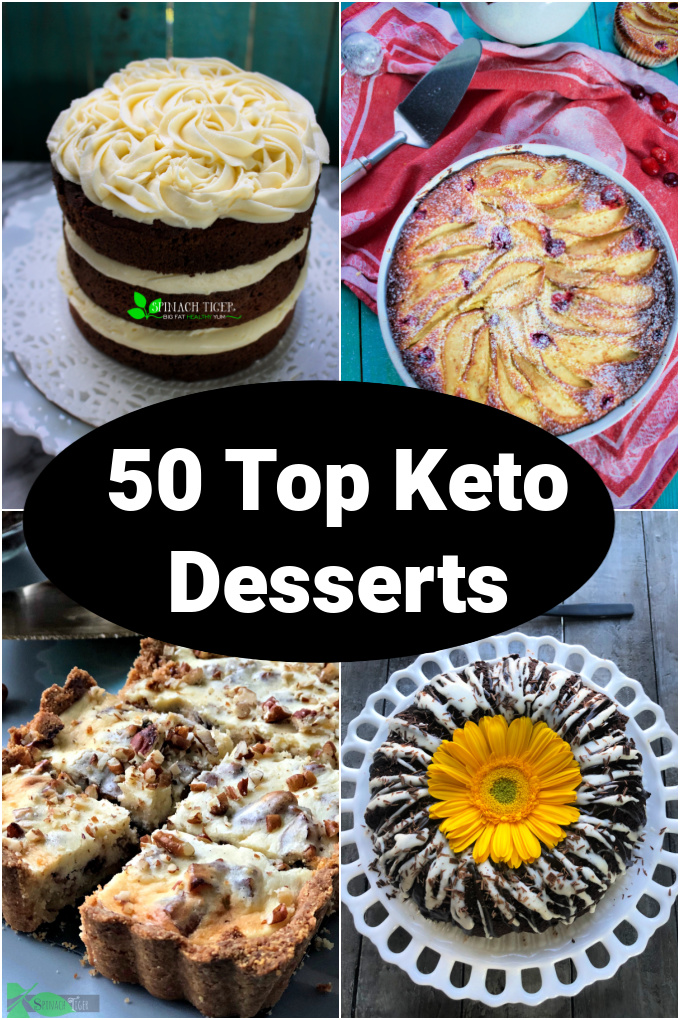 50 Keto Low Carb Dessert Recipes for Holidays and Everyday
